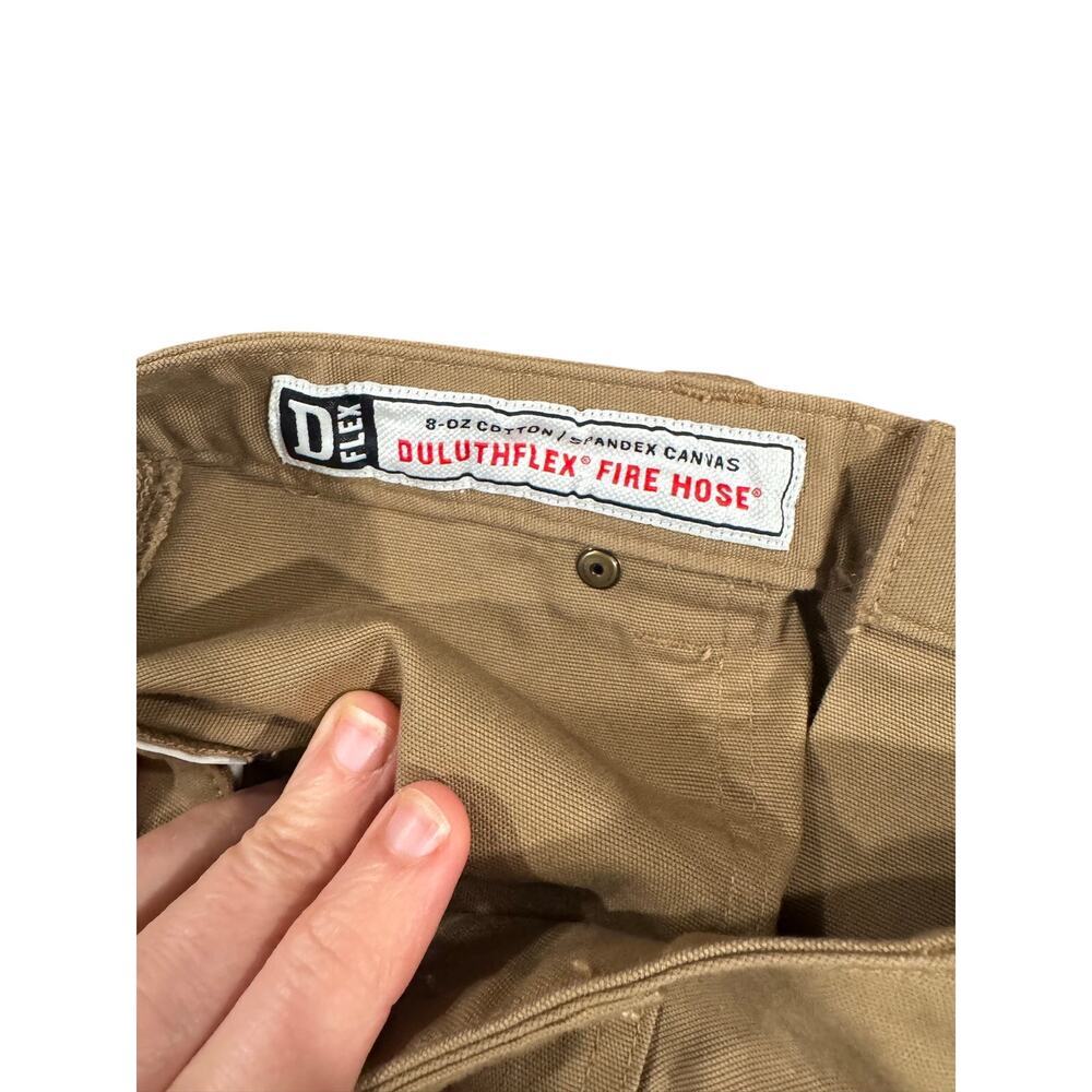 Duluth women’s flex fire hose relaxed camel brown cargo pants 6 x 29 NWT gorp - Picture 9 of 10